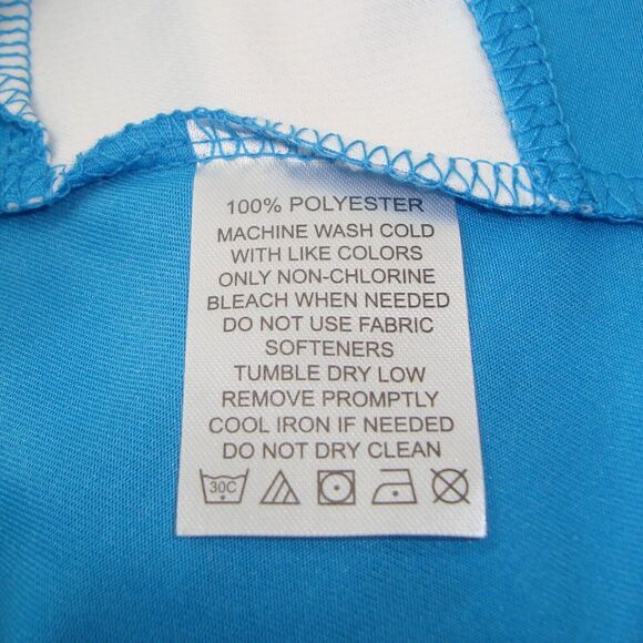 NWT Black Tip Mens UPF 30 Wicking Long Sleeve Sport Gill Tee Size XXL Blue White - Picture 8 of 10